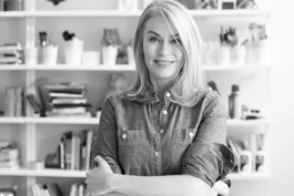 Minneapolis Type and Lettering Designer Michelle Webster in her studio