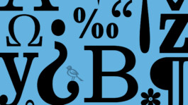 promotional image for the Hobbs ionic slab typeface with an abstract artistic arrangement of large scale partial letters on a sky blue background 